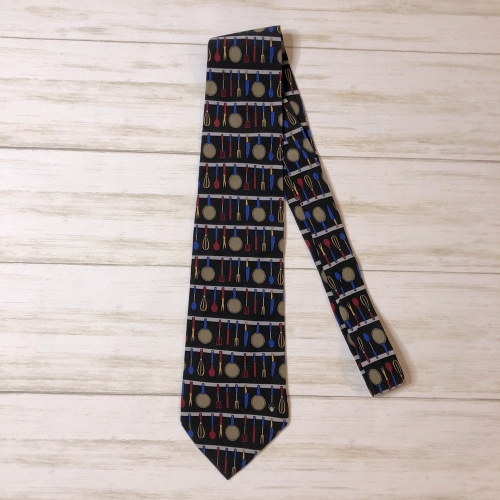 👨🏼‍🍳VICKY DAVIS Silk Cook Wear Men’s Necktie